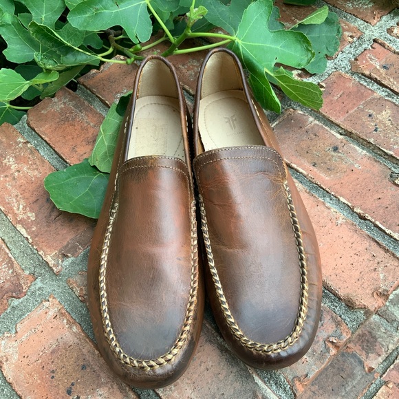 Frye Other - Frye Leather Lewis Venetian Mens Loafers Sz 10